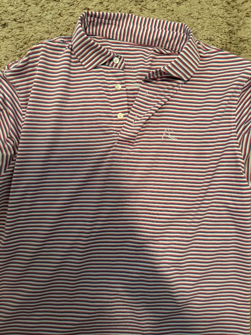 RHOBACK red/white/blue mens Large